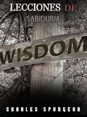 cover image of Lecciones de sabiduría